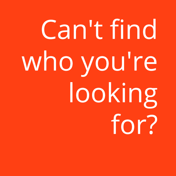 Can't Find?